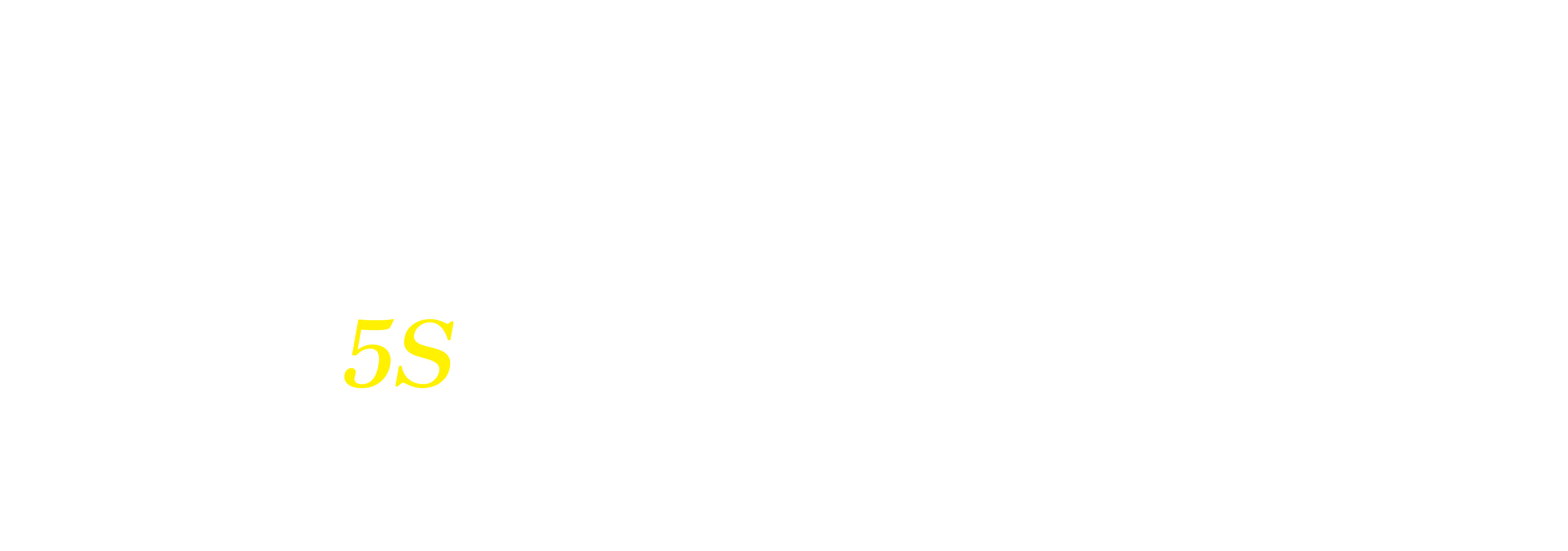 マネジメントの基本は5Sから